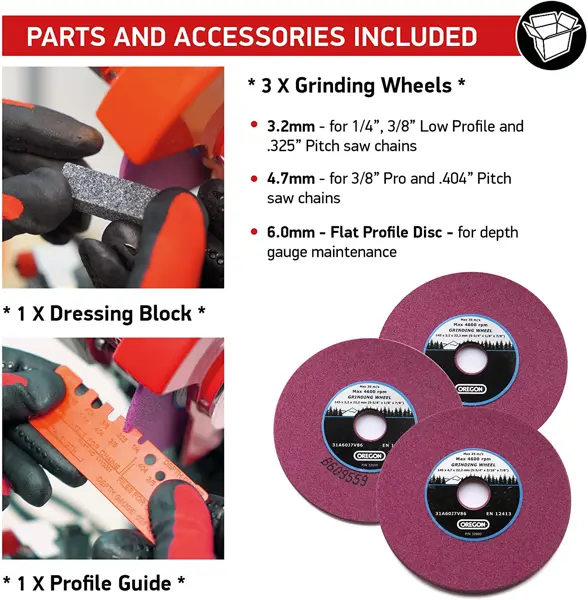 Affûteuse d'établi 120V à Assistance Hydraulique – Oregon – 620-120 | iGO+