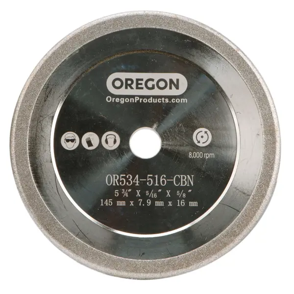 Meule d'affûtage CBN  5 3/4" X 5/16'' (5/8'') – Oregon – OR534-516-CBN | iGO+