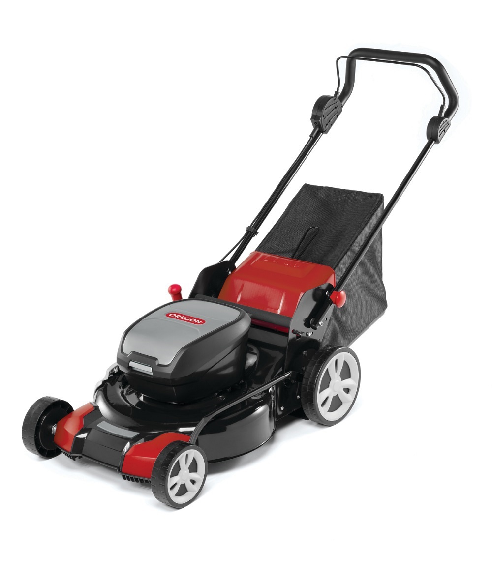 Cordless store grass mower