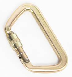 MOUSQUETON BLOQUANT EN ACIER - FR: 70 kN